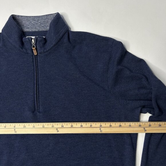 Mizzen + Main Sweater Men's Large Quarter Zip Mock Neck Performance Golf - Picture 4 of 6